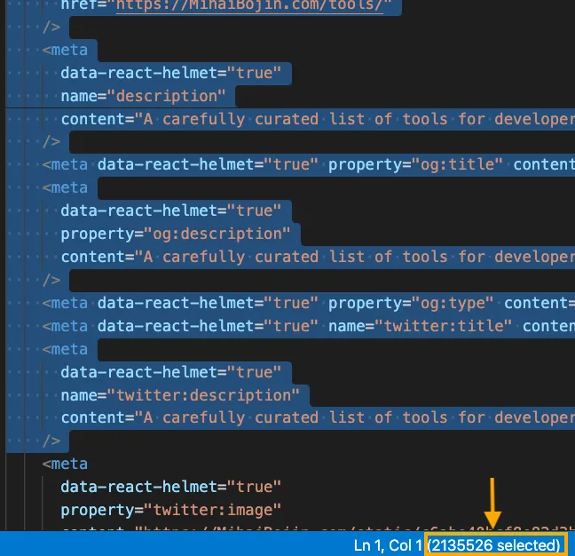 2MB CSS before social tags